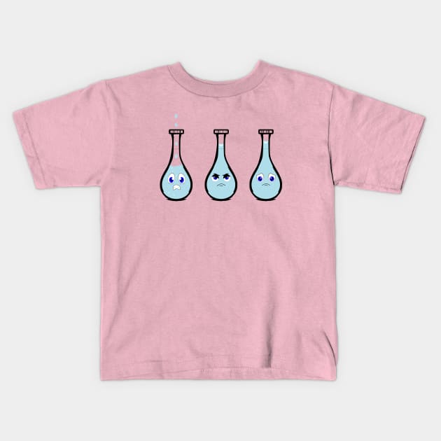 dilution of solutions Kids T-Shirt by Polyart